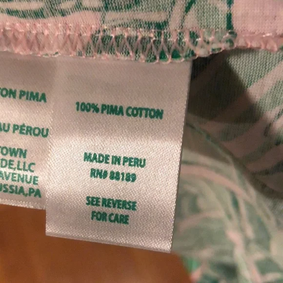 Lilly Pulitzer Hallie Short Sleeve Dress Conch Shell Pink Let’s Go Bananas Large - Picture 6 of 9